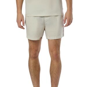 Onia Linen Home Men's Cream Shorts